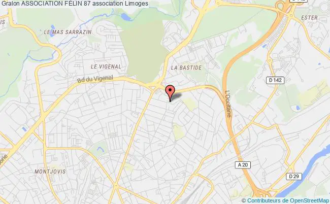 plan association Association FÉlin 87 Limoges