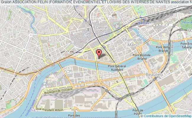 plan association Association Felin (formation, Evenementiel Et Loisirs Des Internes De Nantes Nantes  cedex 01