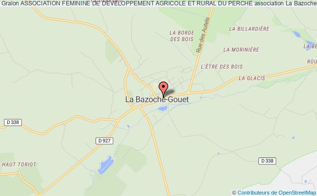 plan association Association Feminine De Developpement Agricole Et Rural Du Perche La Bazoche-Gouet