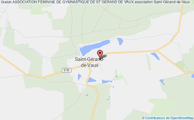 plan association Association Feminine De Gymnastique De St Gerand De Vaux Saint-Gérand-de-Vaux