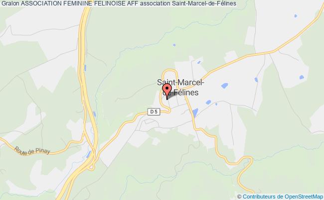 plan association Association Feminine Felinoise Aff Saint-Marcel-de-Félines
