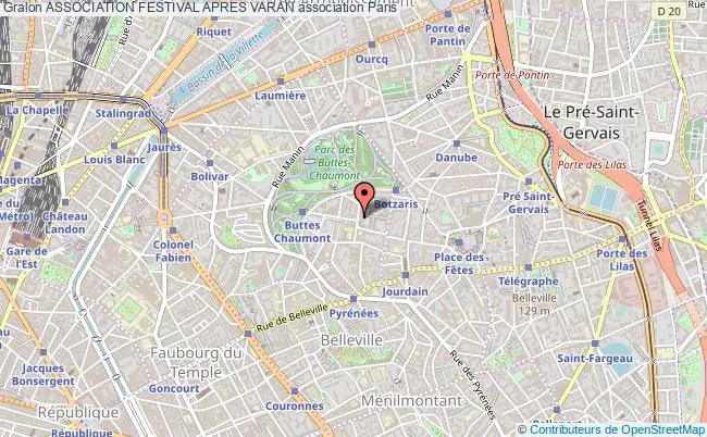 plan association Association Festival Apres Varan Paris