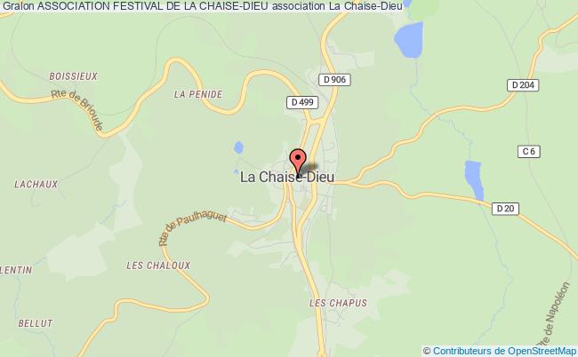 plan association Association Festival De La Chaise-dieu La    Chaise-Dieu