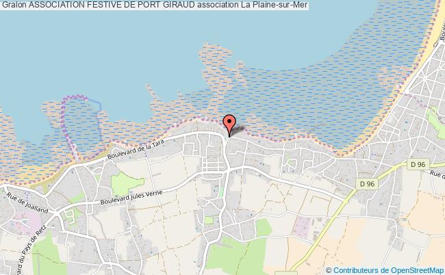 plan association Association Festive De Port Giraud La Plaine-sur-Mer