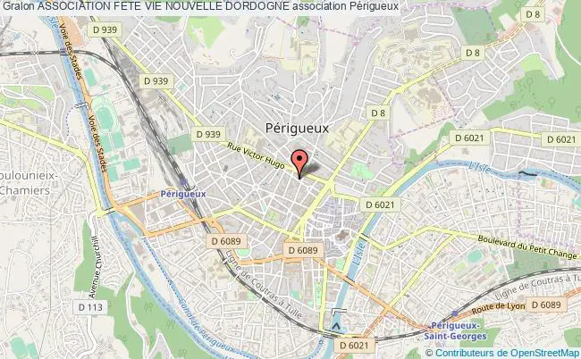 plan association Association Fete Vie Nouvelle Dordogne Périgueux