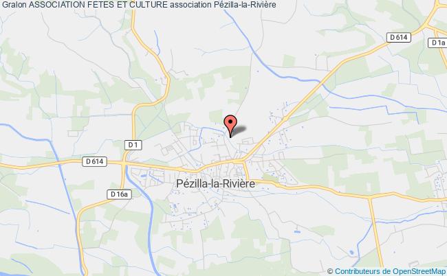 plan association Association Fetes Et Culture Pézilla-la-Rivière
