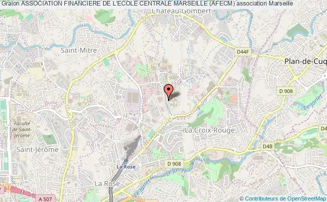 plan association Association Financiere De L'ecole Centrale Marseille (afecm) Marseille cedex 20