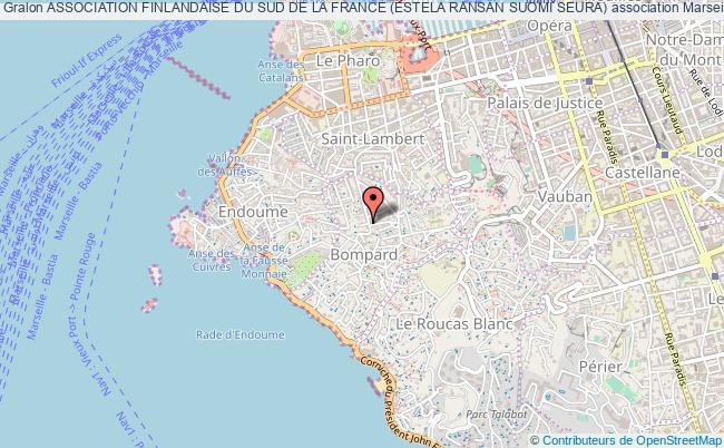 plan association Association Finlandaise Du Sud De La France (estela Ransan Suomi Seura) Marseille