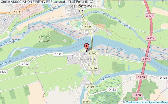 plan association Association Fire'n'vibes Les   Ponts-de-Cé
