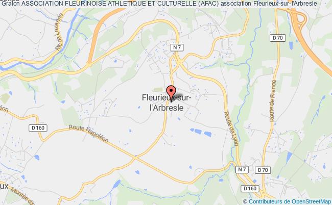 plan association Association Fleurinoise Athletique Et Culturelle (afac) Fleurieux-sur-l'Arbresle