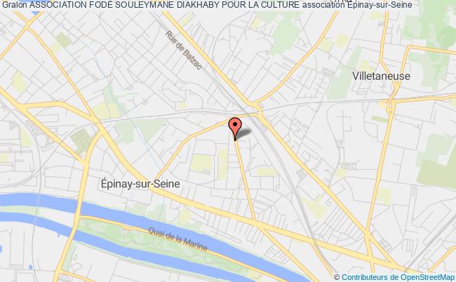 plan association Association FodÉ Souleymane Diakhaby Pour La Culture Épinay-sur-Seine