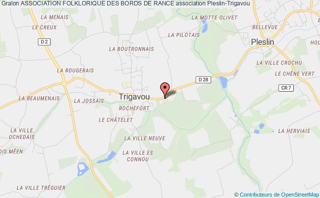 plan association Association Folklorique Des Bords De Rance Pleslin-Trigavou