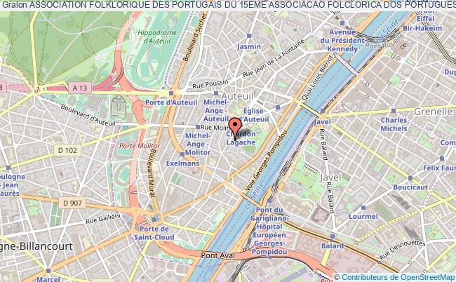 plan association Association Folklorique Des Portugais Du 15eme Associacao Folclorica Dos Portugueses Du 15eme Paris