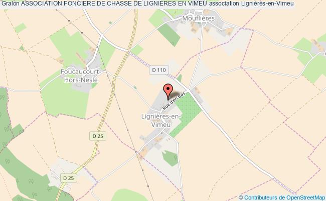 plan association Association Fonciere De Chasse De Lignieres En Vimeu Lignières-en-Vimeu