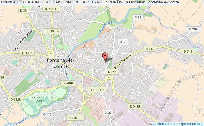 plan association Association Fontenaisienne De La Retraite Sportive Fontenay-le-Comte