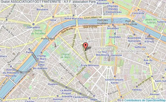 plan association Association Foot Fraternite - A.f.f. Paris