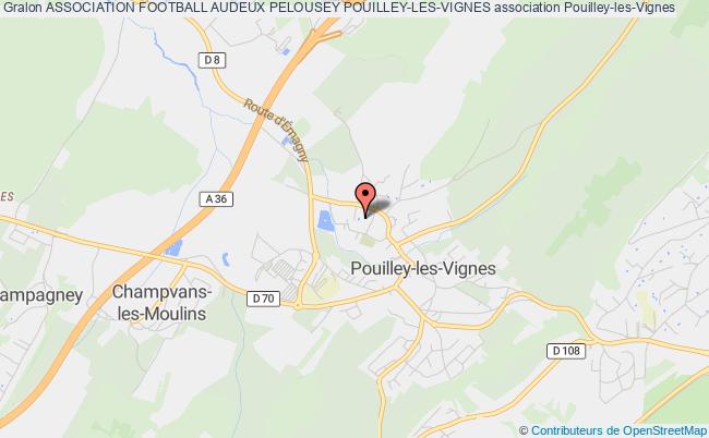 plan association Association Football Audeux Pelousey Pouilley-les-vignes Pouilley-les-Vignes