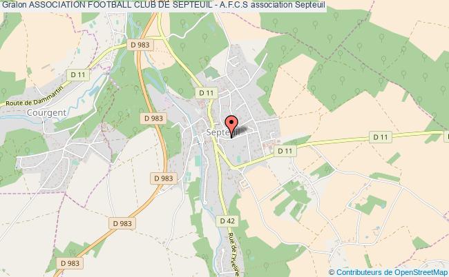 plan association Association Football Club De Septeuil - A.f.c.s Septeuil