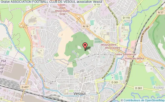 plan association Association Football Club De Vesoul Vesoul