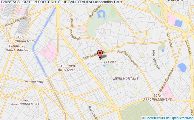 plan association Association Football Club Santo Antao Paris