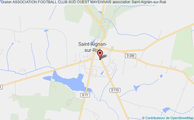 plan association Association Football Club Sud Ouest Mayennais Saint-Aignan-sur-Roë