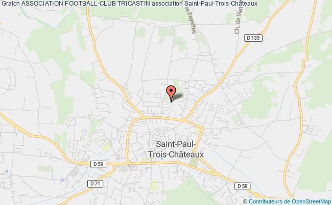 plan association Association Football-club Tricastin Saint-Paul-Trois-Châteaux