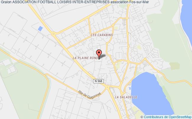 plan association Association Football Loisirs Inter-entreprises Fos-sur-Mer