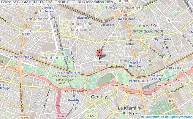 plan association Association Football Noisy- Le- Sec Paris