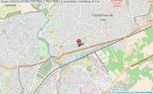 plan association Association Football Red Debils Castelnau-le-Lez