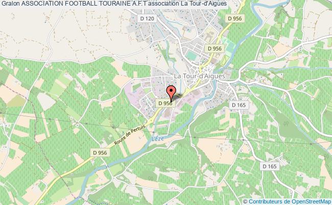 plan association Association Football Touraine A.f.t La Tour-d'Aigues