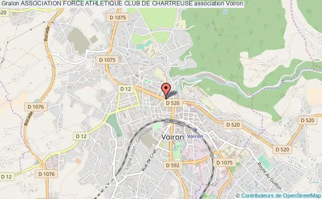 plan association Association Force Athletique Club De Chartreuse Voiron
