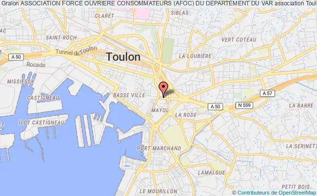 plan association Association Force Ouvriere Consommateurs (afoc) Du Departement Du Var Toulon