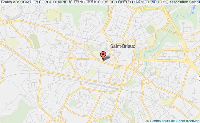 plan association Association Force Ouvriere Consommateurs Des Cotes D'armor (afoc 22) Saint-Brieuc
