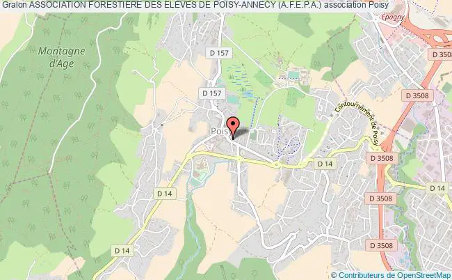 plan association Association Forestiere Des Eleves De Poisy-annecy (a.f.e.p.a.) Poisy