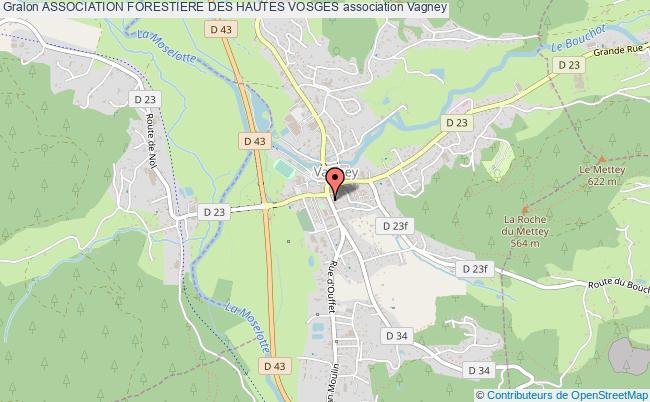 plan association Association Forestiere Des Hautes Vosges Vagney