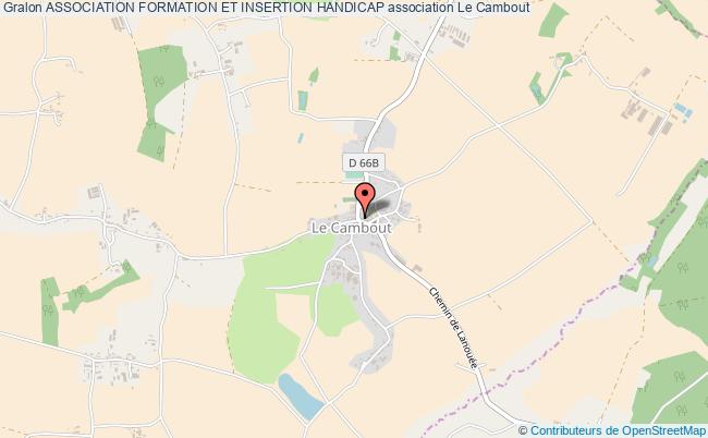 ASSOCIATION FORMATION ET INSERTION HANDICAP