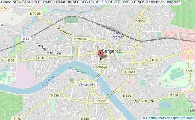 plan association Association Formation Medicale Continue Les Reves D'asclepios Bergerac