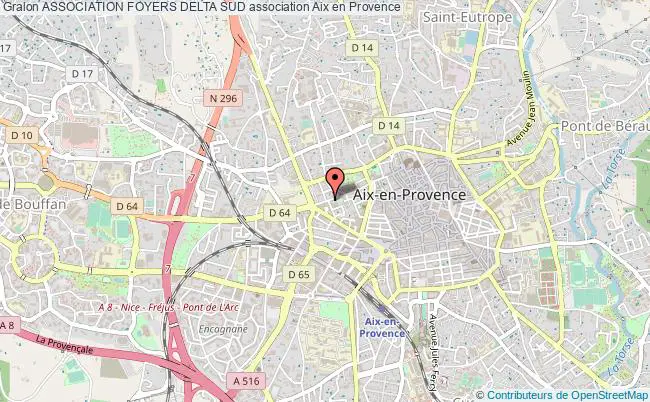 plan association Association Foyers Delta Sud Aix-en-Provence