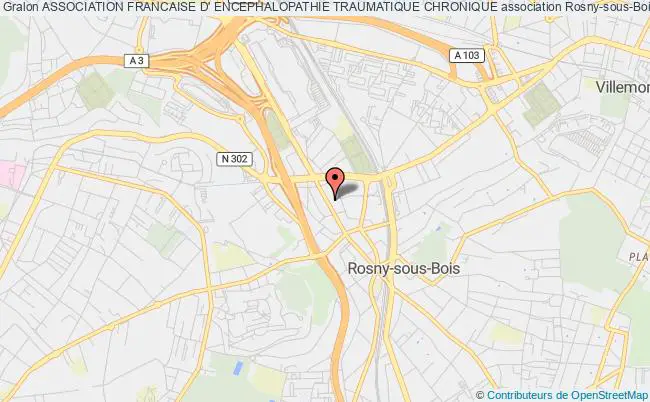 plan association Association Francaise D' Encephalopathie Traumatique Chronique Rosny-sous-Bois