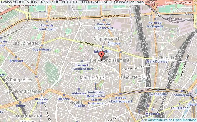 plan association Association Francaise D'etudes Sur Israel (afeil) Paris