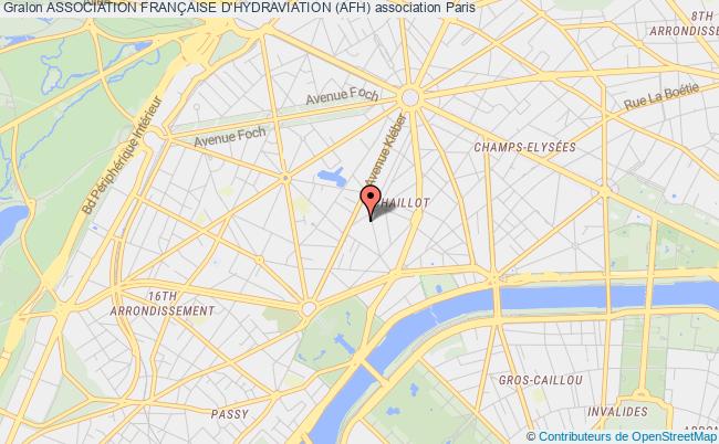 plan association Association FranÇaise D'hydraviation (afh) Paris