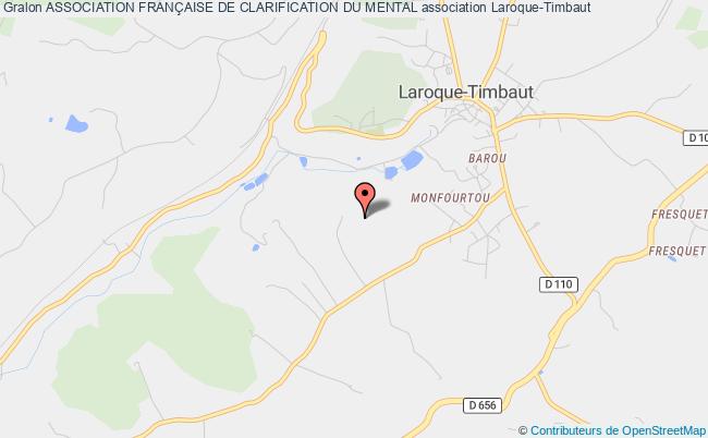 plan association Association FranÇaise De Clarification Du Mental Laroque-Timbaut