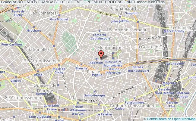 plan association Association Francaise De Codeveloppement Professionnel Paris
