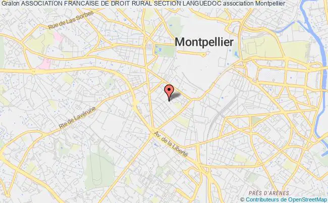 plan association Association Francaise De Droit Rural Section Languedoc Montpellier