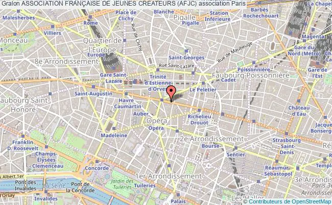 plan association Association FranÇaise De Jeunes CrÉateurs (afjc) Paris 9e