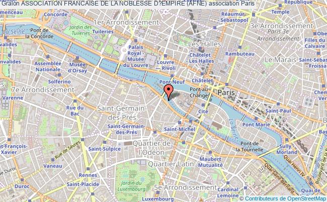 plan association Association Francaise De La Noblesse D?empire (afne) Paris