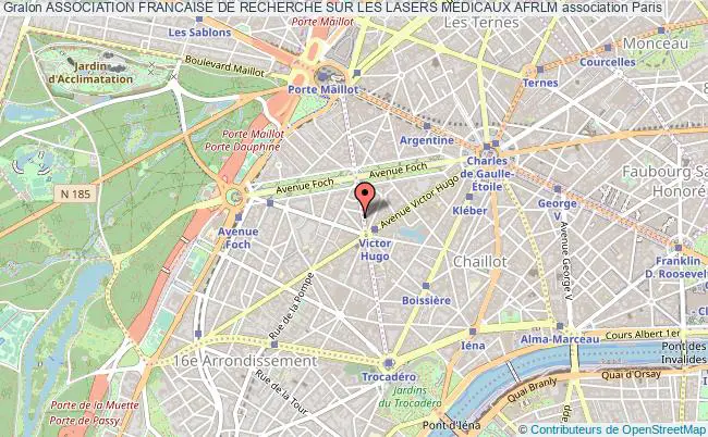 plan association Association Francaise De Recherche Sur Les Lasers Medicaux Afrlm Paris