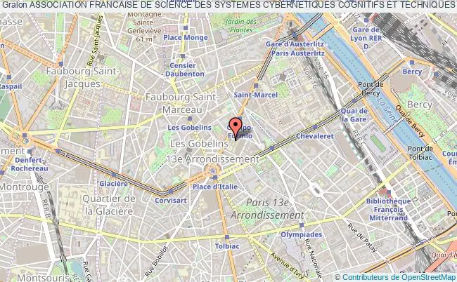 plan association Association Francaise De Science Des Systemes Cybernetiques Cognitifs Et Techniques (afscet) Paris