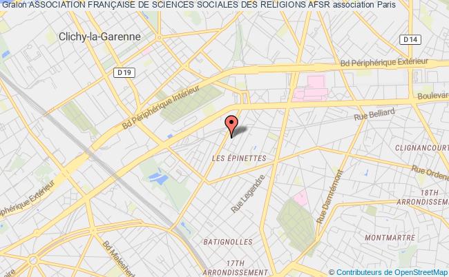 plan association Association FranÇaise De Sciences Sociales Des Religions Afsr Paris