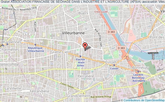 plan association Association Francaise De Sechage Dans L'industrie Et L'agriculture (afsia) 